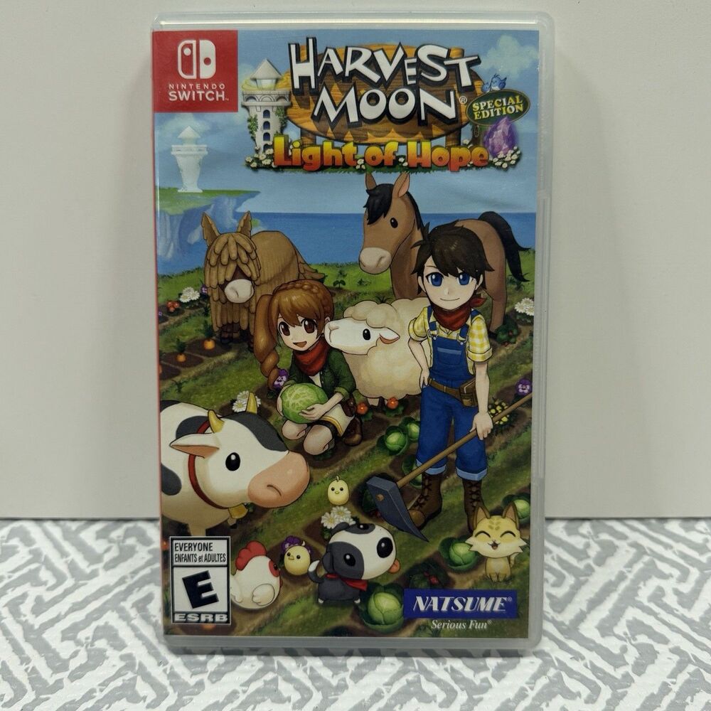 Harvest Moon Light of Hope Special Edition Nintendo Switch Game CIB Tested/works